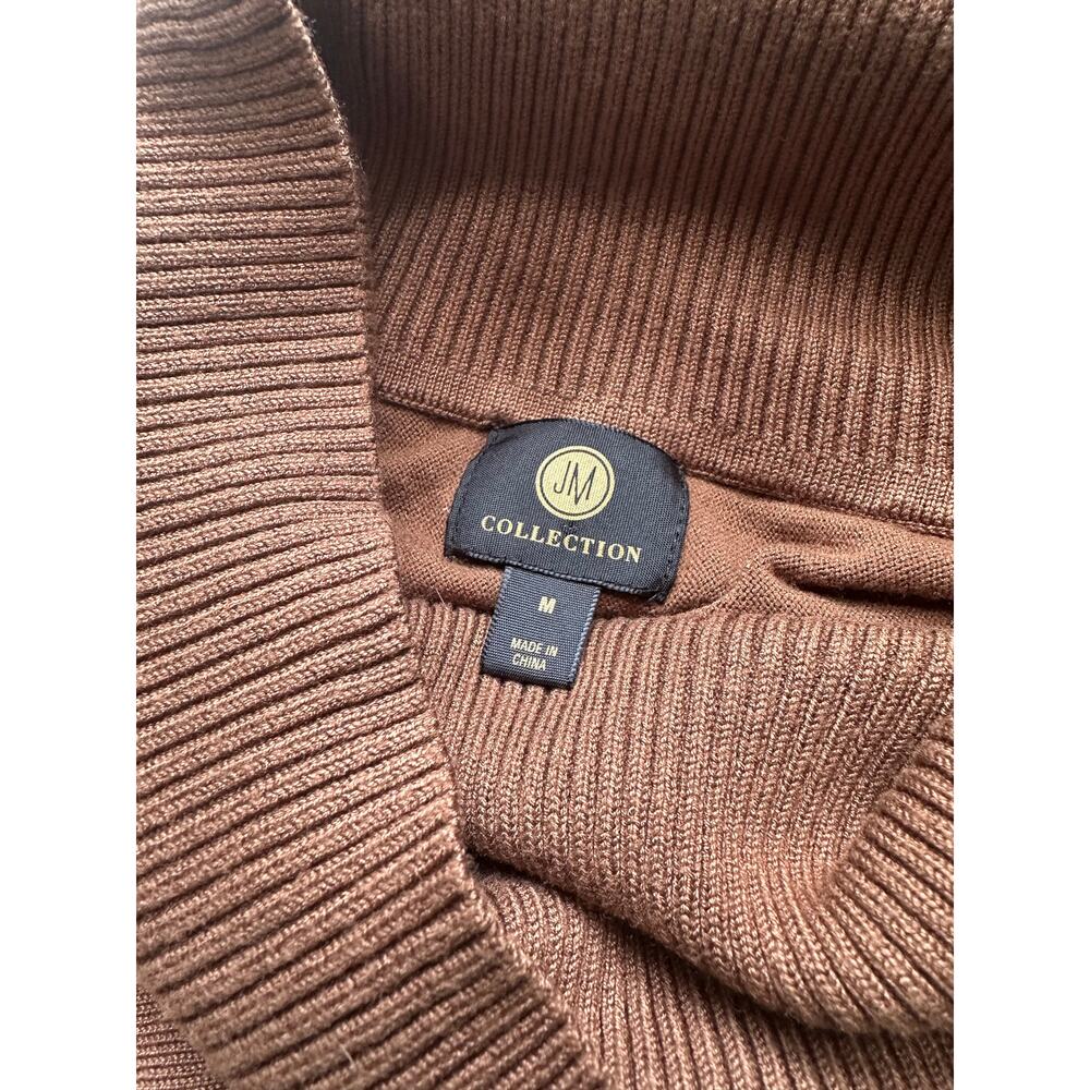 JM Collection Women's Brown Sweater Medium - Picture 4 of 4